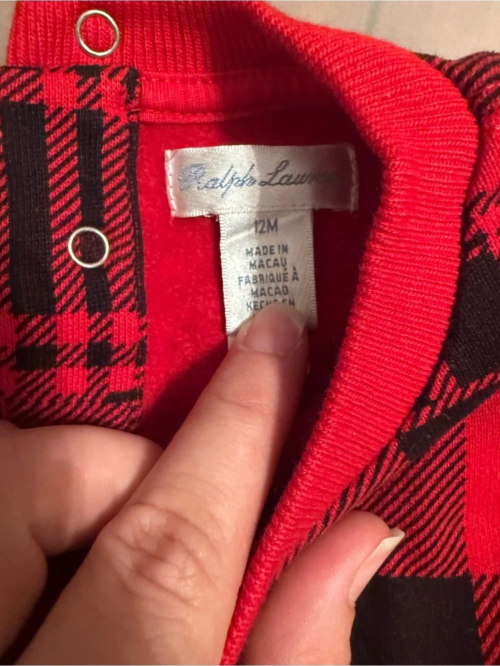 Ralph Lauren baby coveralls